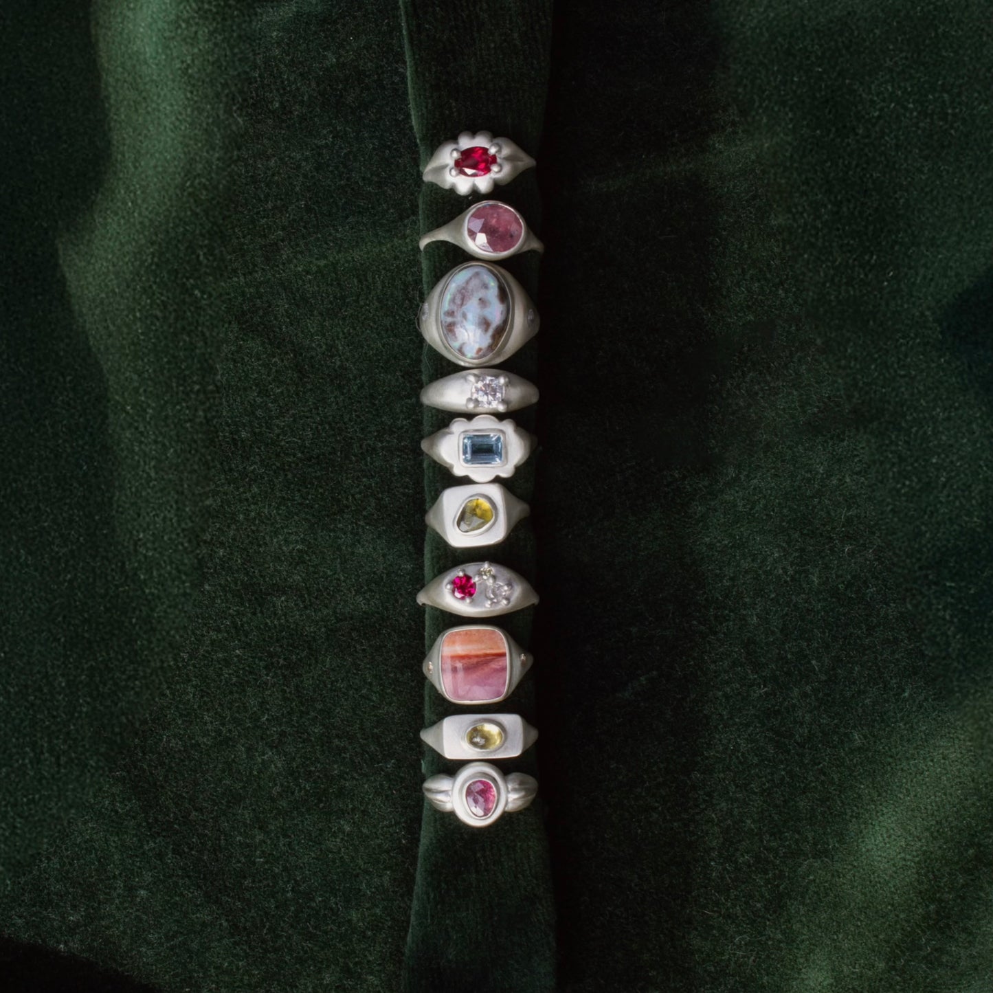 Green Tourmaline Ring