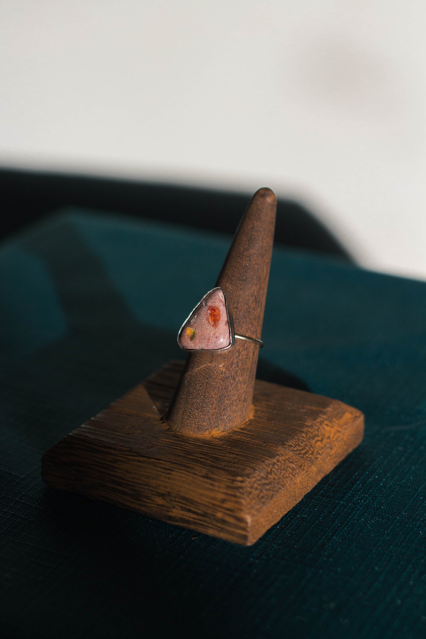 Triangle Opal Ring