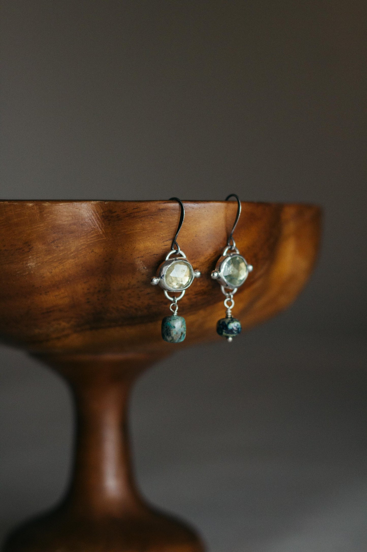 Aquamarine & Turquoise Earrings