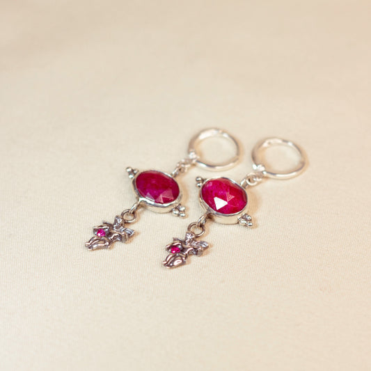 Cherub Ruby Dangles