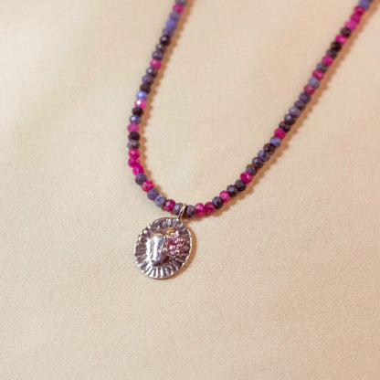 Shining Heart Beaded Necklace