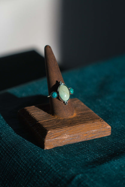 Trilogy Turquoise Ring