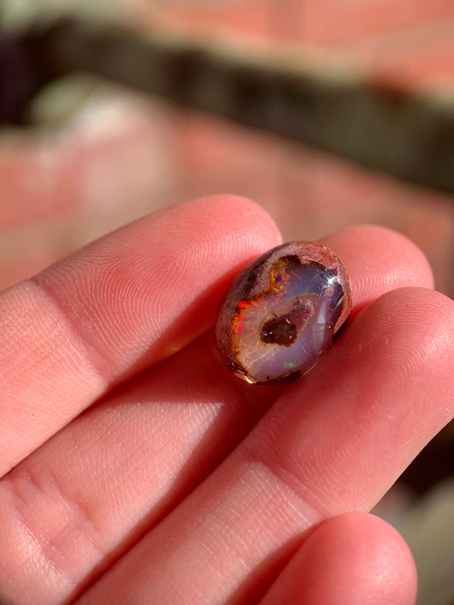 Translucent Boulder Opal Custom