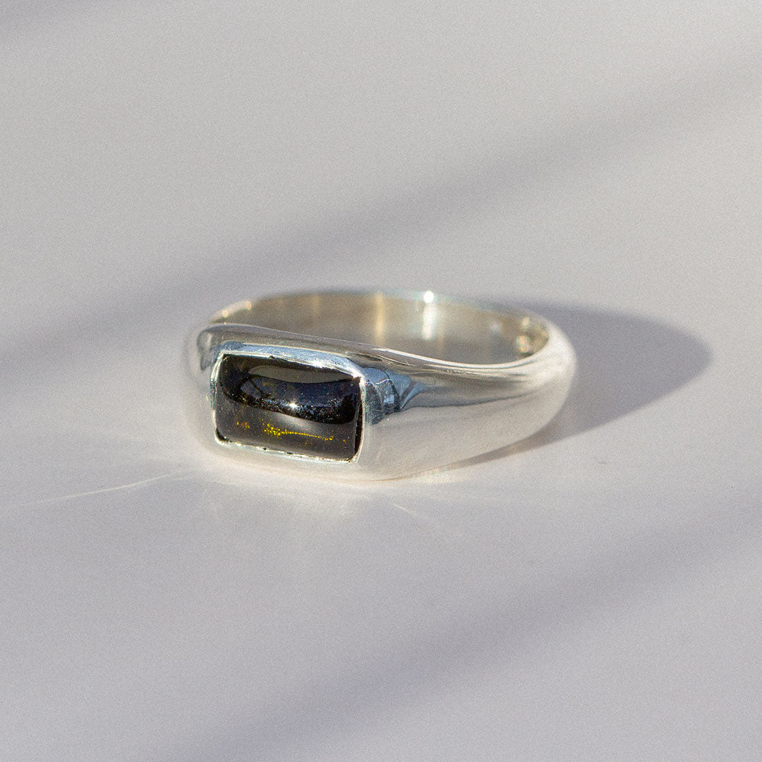 3 - Dark Green Tourmaline Ring