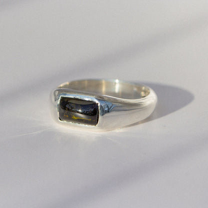 3 - Dark Green Tourmaline Ring
