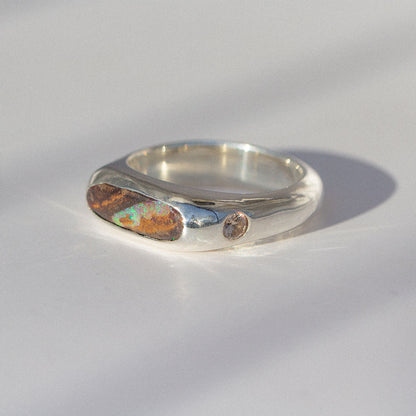 6 - Zircon / Opal Ring