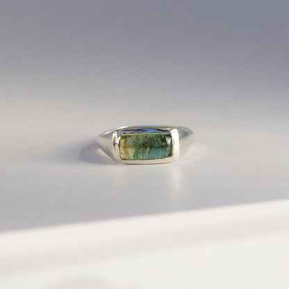 1 - Light Green Tourmaline Ring