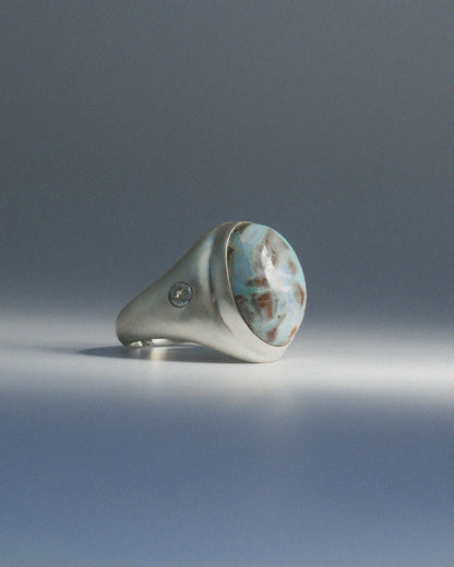 Boulder Opal Ring