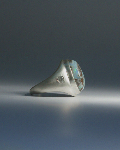 Boulder Opal Ring