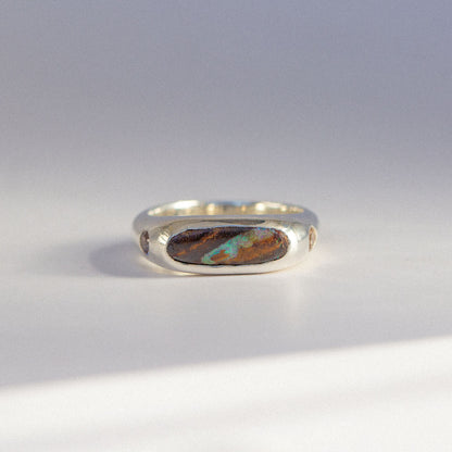6 - Zircon / Opal Ring