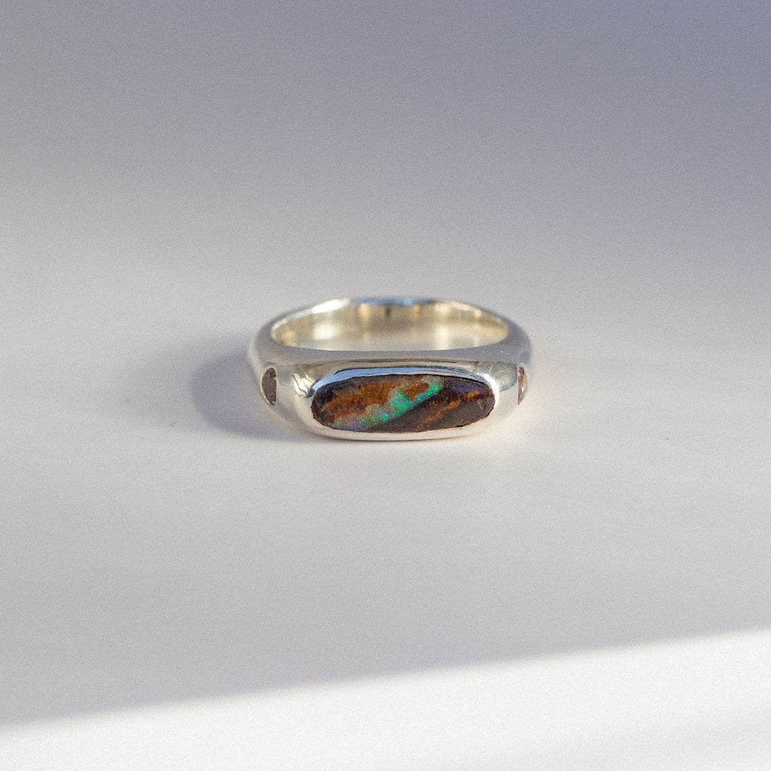 6 - Zircon / Opal Ring
