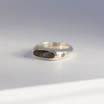 6 - Zircon / Opal Ring