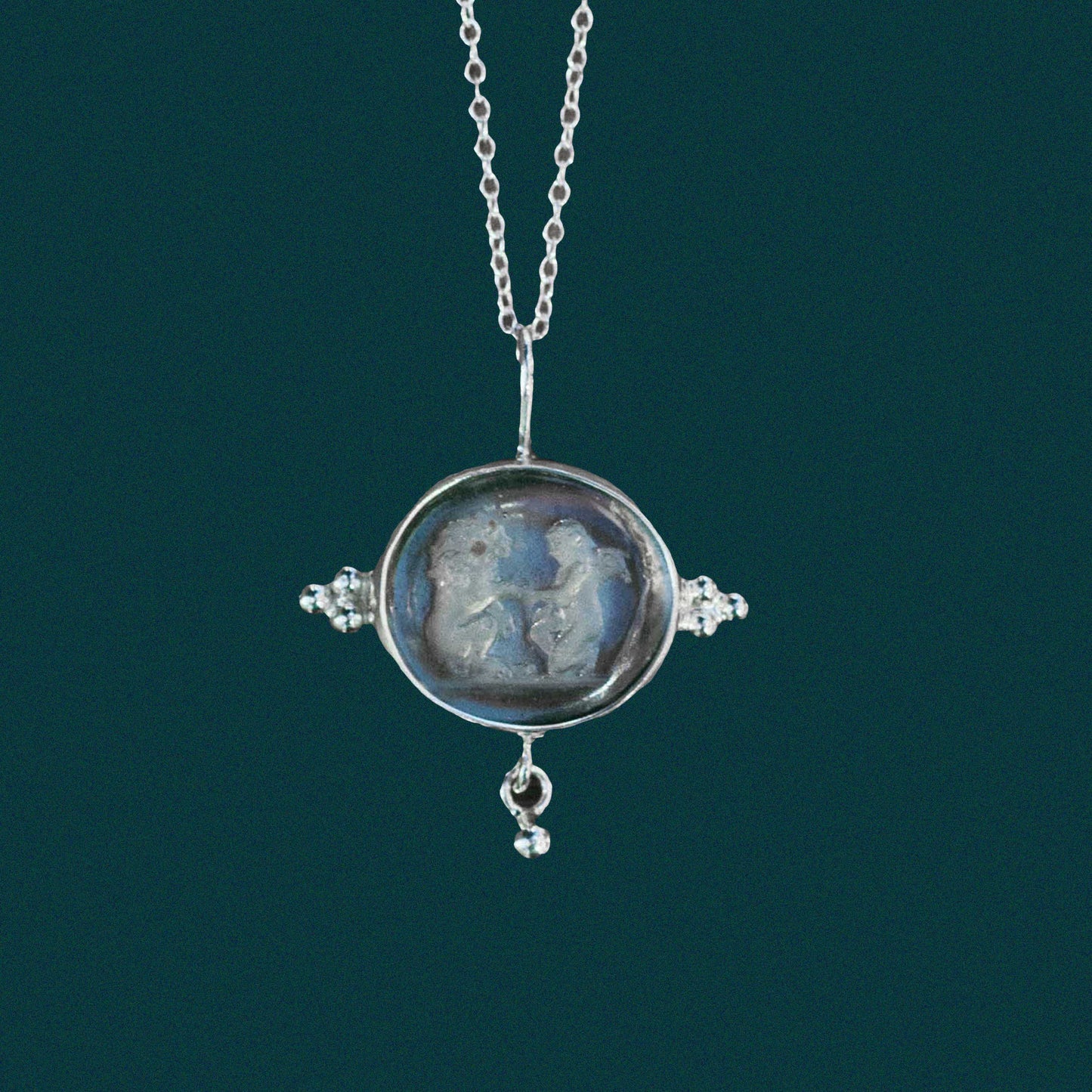 Cupid and Lion Necklace