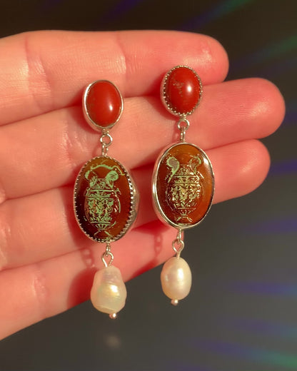 Vintage Vase Dangles