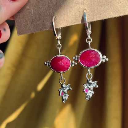 Cherub Ruby Dangles