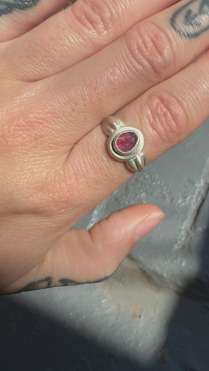 Pink Tourmaline Ring