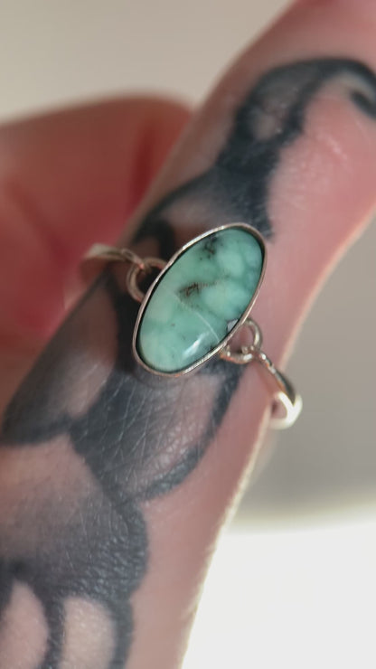 Variscite Hinge Ring