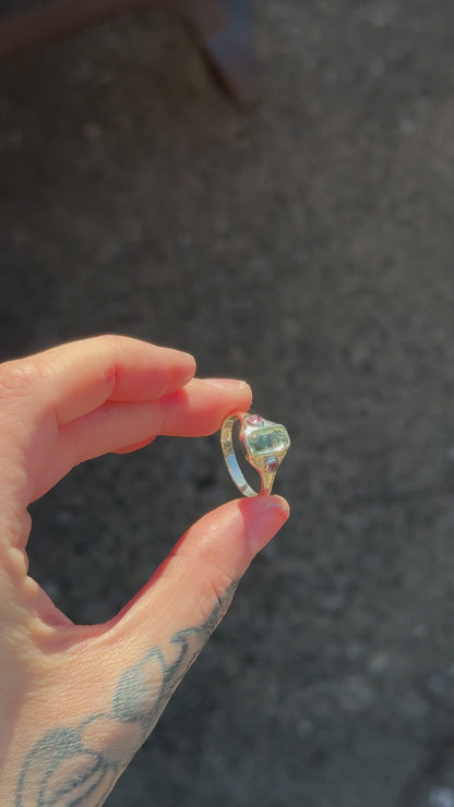 5- Tourmaline Opera Ring