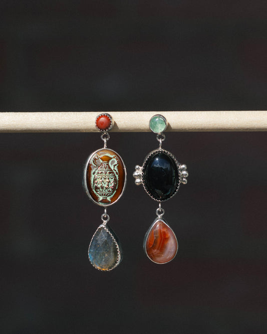 Rustic Asymmetrical Dangles