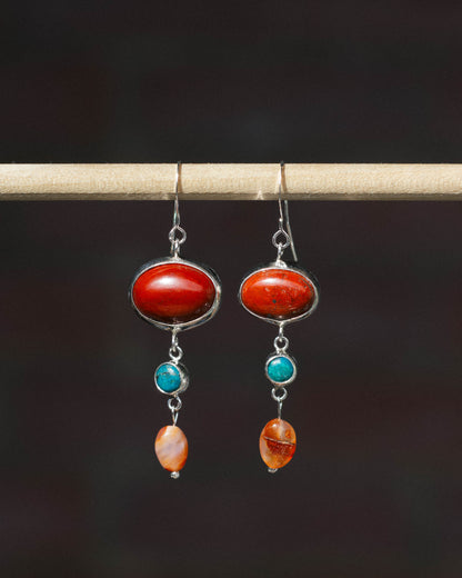 Color Block Dangles