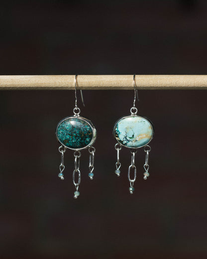 Turquoise Triple Dangles