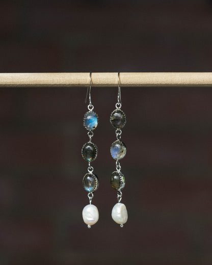 Waterfall Labradorite Dangles