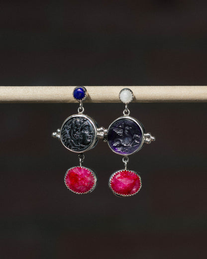 Asymmetrical Intaglio Dangles