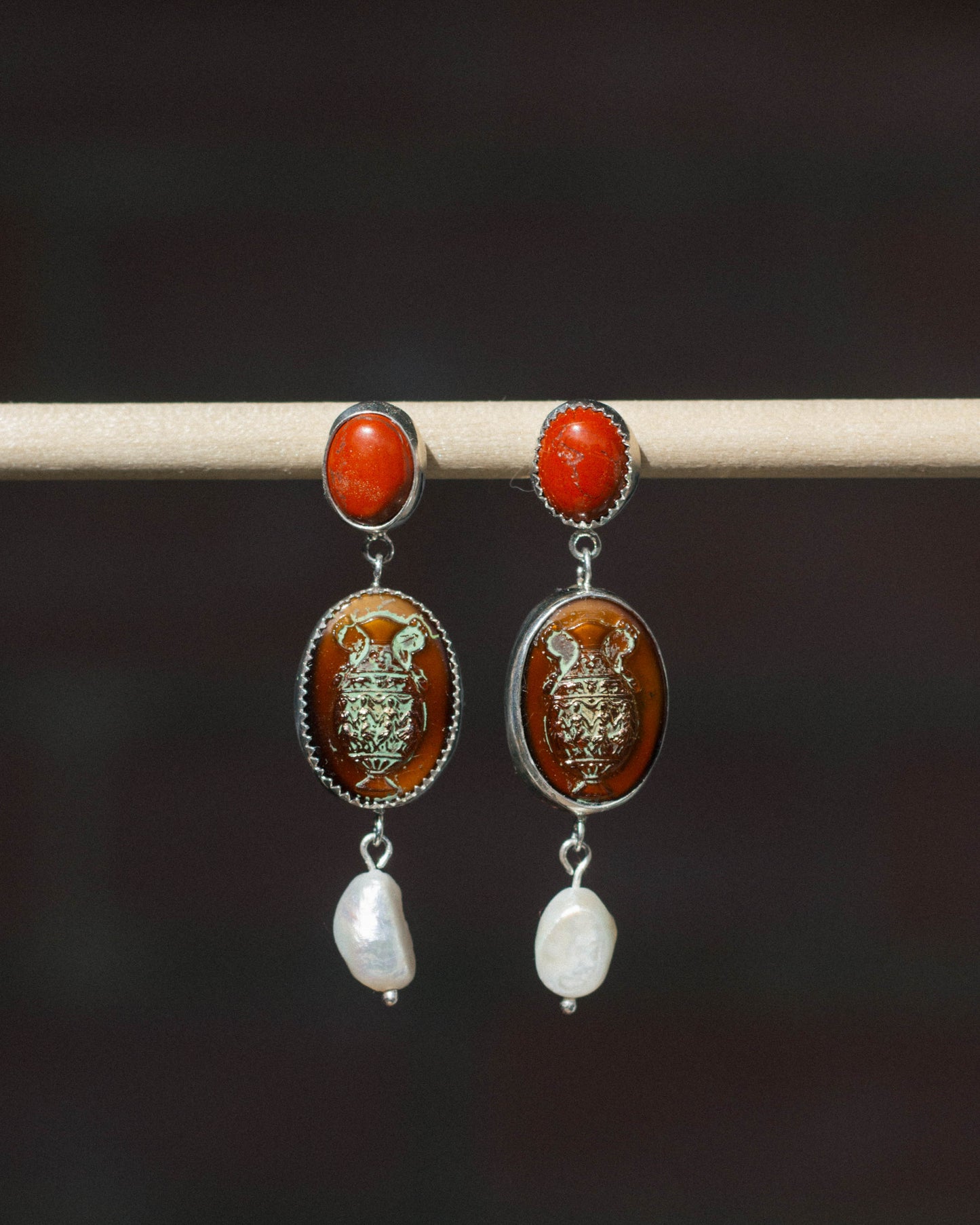 Vintage Vase Dangles